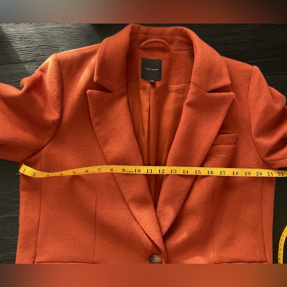 Alex Marie Rust Orange Coat - Picture 9 of 11